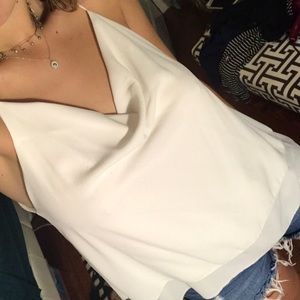 SOLD White draped top bought in Italy